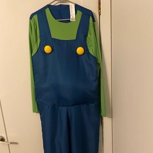 Super Mario Bros Luigi Deluxe Costume